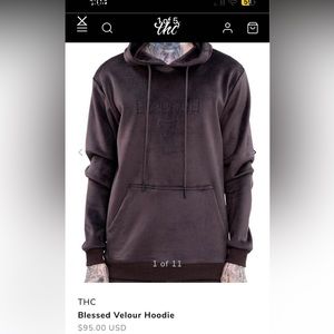 THC The hideout clothing hoodie size Medium